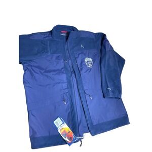 HOOK & TACKLE Air/X Tech‎ Fish Gear Men's XL Blue Jacket Huge Pockets Front